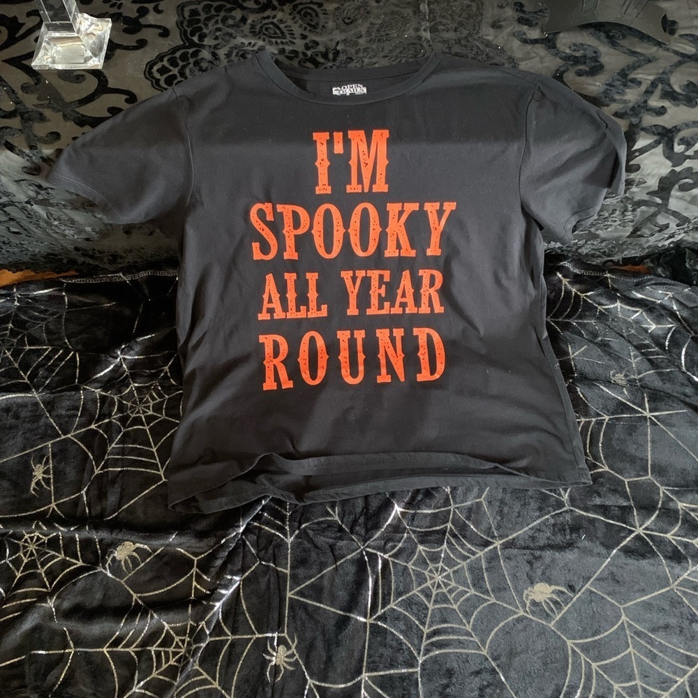 Halloween Black Graphic T Shirt